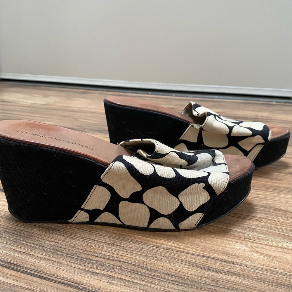 Diane von Furstenberg Vintage Platform Sandals